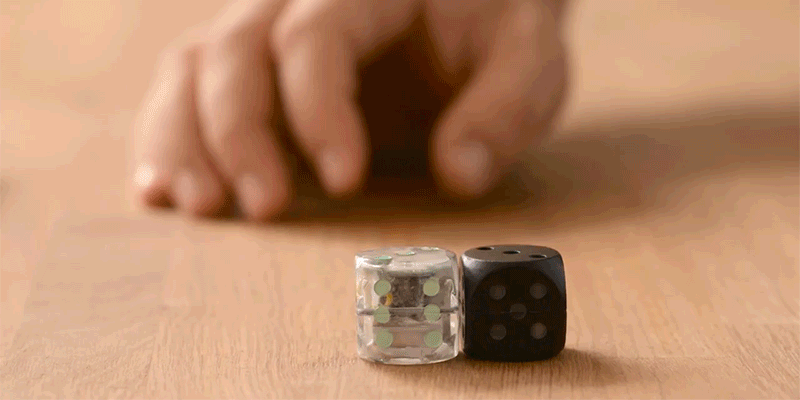 Boogie Dice: automation of clap your hands will roll the dice